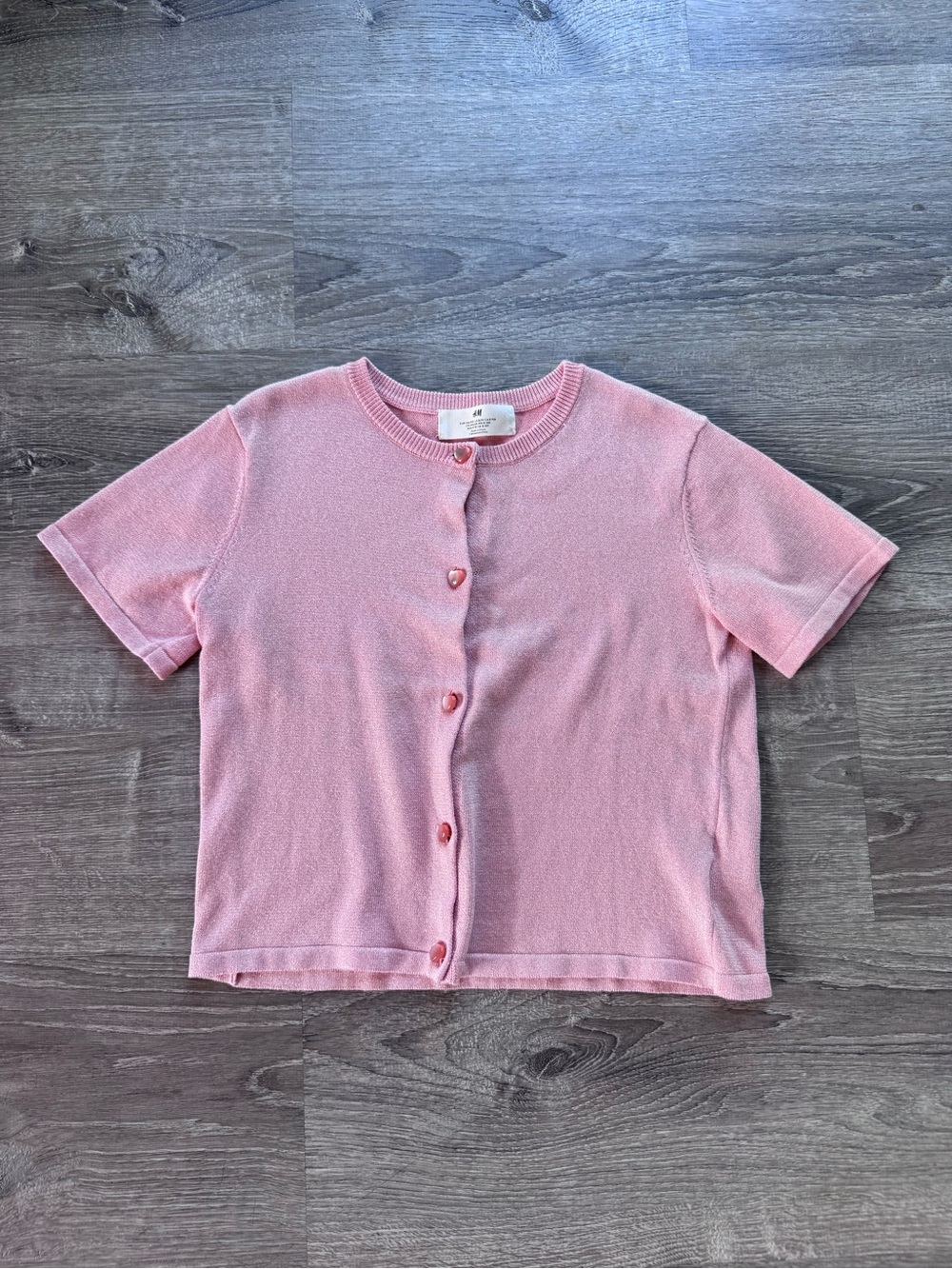 H&M Pink Sparkly Sweater
